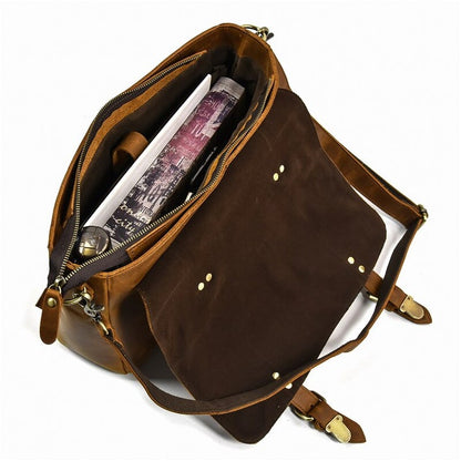 Lucien Leather Briefcase